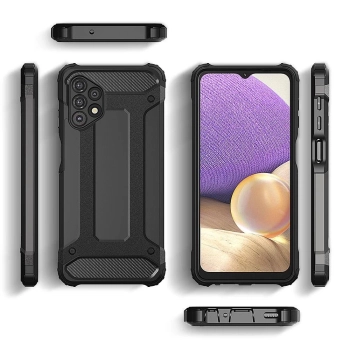  Pancerne hybrydowe etui pokrowiec Samsung Galaxy A73 Hybrid Armor - czarny - zdj. dodatkowe 3