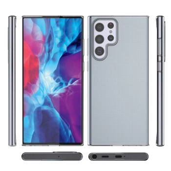  Żelowy pokrowiec etui Ultra Clear do Samsung Galaxy S22 Ultra przezroczysty - zdj. dodatkowe 2