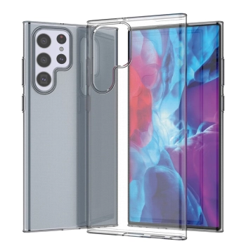  Żelowy pokrowiec etui Ultra Clear do Samsung Galaxy S22 Ultra przezroczysty - zdj. dodatkowe 3