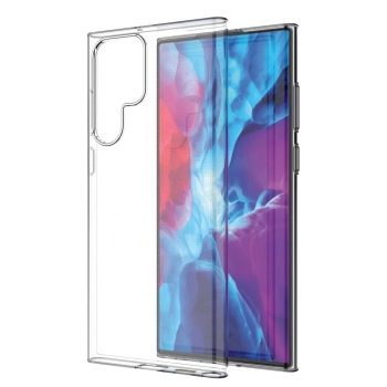  Żelowy pokrowiec etui Ultra Clear do Samsung Galaxy S22 Ultra przezroczysty - zdj. dodatkowe 6