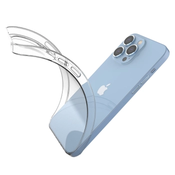  Żelowy pokrowiec etui do iPhone 14 Pro Max Ultra Clear 0.5mm - przezroczysty - zdj. dodatkowe 7