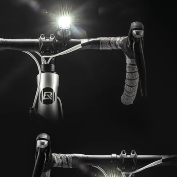  Lampka rowerowa przednia 1000 lm z kablem USB-C - USB-A - czarna - zdj. dodatkowe 9