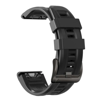  Pasek na Garmin Fenix 5 / 6 / 6 Pro / 7 IconBand - czarny - zdj. dodatkowe 3