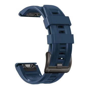  Pasek na Garmin Fenix 3 / 5X / 3HR / 5X Plus / 6X / 6X Pro / 7X IconBand - granatowy - zdj. dodatkowe 8