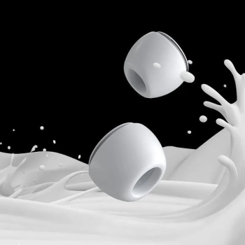  Nakładki do słuchawek AirPods Pro 1 / 2 w rozmiarach S / M / L Ear Tips białe - 6 szt. - zdj. dodatkowe 1