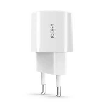  Ładowarka sieciowa C20W mini USB-C PD 20W / USB-A QC 3.0 - biała - zdj. dodatkowe 1