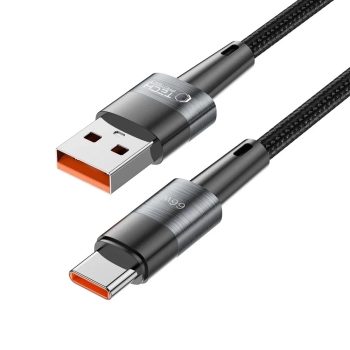  Kabel przewód USB-C - USB-A 66W 6A 0.25m - szary - zdj. dodatkowe 3