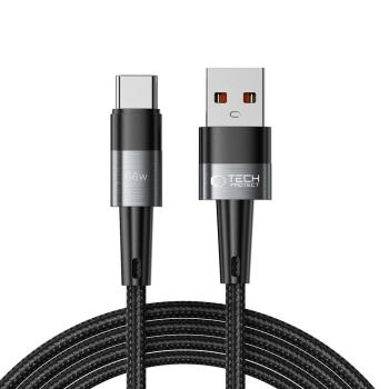 Kabel przewód USB-C - USB-C 66W 6A 2m - szary