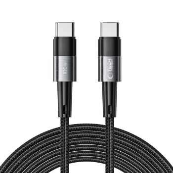 Kabel przewód USB-C PD 100W 5A 3m - szary