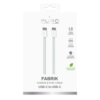  Kabel przewód USB-C 60W 480mbps 1.5m - niebieski - zdj. dodatkowe 1