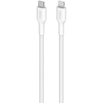 Kabel przewód z MFI USB-C - iPhone Lightning 1.2m - biały