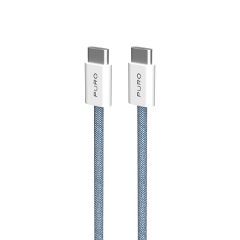 Kabel przewód USB-C 60W 1.5m - niebieski