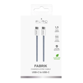  Kabel przewód USB-C 60W 1.5m - niebieski - zdj. dodatkowe 2