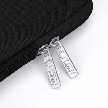  Torba etui pokrowiec na laptopa 15-16'' + etui na akcesoria - czarna - zdj. dodatkowe 2