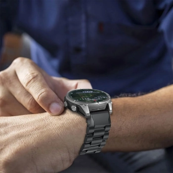  Bransoletka na zegarek Garmin Fenix 5 / 6 / 6 PRO / 7 / 8 / E - tytanowa - zdj. dodatkowe 2