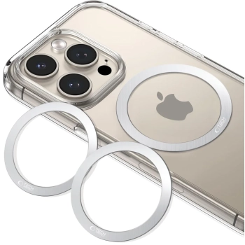  Pierścień blaszka magnetyczna MagSafe do etui smartfona - srebrny - zdj. dodatkowe 4