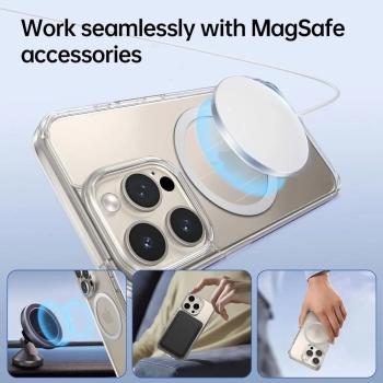  Pierścień blaszka magnetyczna MagSafe do etui smartfona - srebrny - zdj. dodatkowe 5