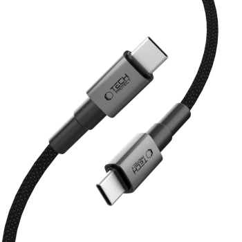  Kabel przewód USB-C PD 100W 5A 300 cm - szary - zdj. dodatkowe 1