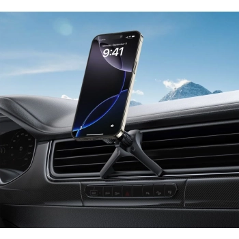  Uchwyt samochodowy na kratkę nawiewu do smartfona z pierścieniami MagSafe N53 - czarny - zdj. dodatkowe 7