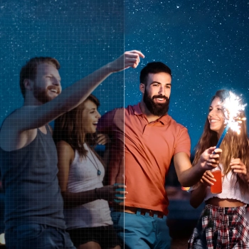  Projektor multimedialny FullHD 1080p LCD z głośnikami JBL WiFi BT K2s - czarny - zdj. dodatkowe 7