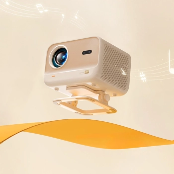  Projektor multimedialny FullHD 1080p LCD z głośnikami JBL WiFi L2 Plus - beżowy - zdj. dodatkowe 7