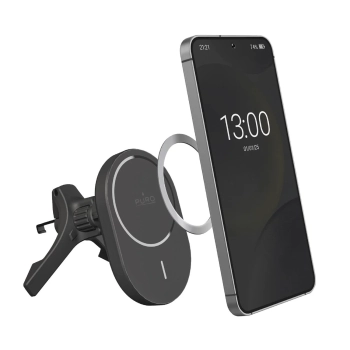  Uchwyt samochodowy do telefonu z ładowarką Qi2 MagSafe 15W - czarny - zdj. dodatkowe 1