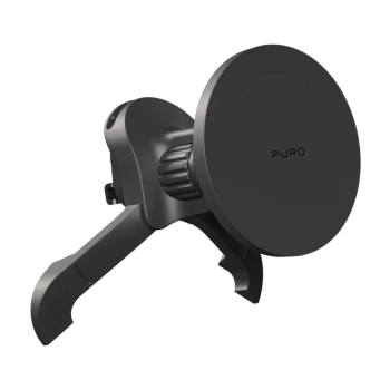 Uchwyt samochodowy magnetyczny do smartfona na kratkę regulowany MagSafe - czarny