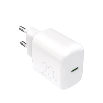 Ładowarka sieciowa USB-C PROLITE 20W - biała