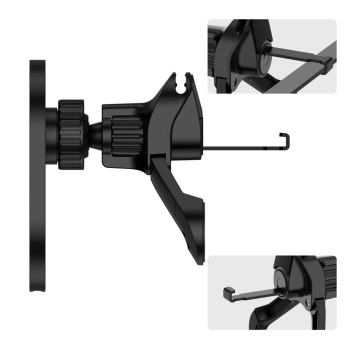  Uchwyt samochodowy magnetyczny do smartfona na kratkę wentylacyjną MagSafe - czarny - zdj. dodatkowe 5