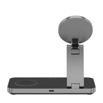  Ładowarka indukcyjna 3w1 do smartfona smartwatcha słuchawek z kablem USB-C - czarna - zdj. dodatkowe 4