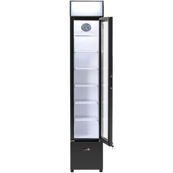  Lodówka chłodziarka barowa na napoje LED 99 l 2-10 C 150 W - zdj. dodatkowe 9