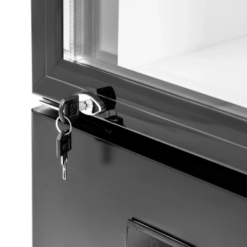  Lodówka chłodziarka barowa na napoje LED 99 l 2-10 C 150 W - zdj. dodatkowe 5