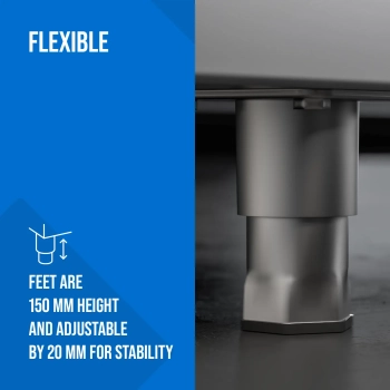  Szafa gastronomiczna z drzwiami suwanymi STAL 120 x 70 x 180 cm - zdj. dodatkowe 2