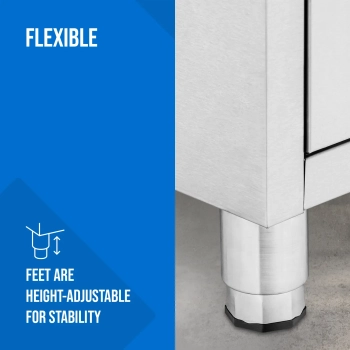  Szafka gastronomiczna na ciasto do pizzy z rantem 7 szuflad 50 x 70 cm - zdj. dodatkowe 3