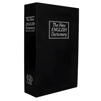  Sejf skrytka kasetka metalowa na kosztowności pieniądze w formie książki XL - zdj. dodatkowe 2