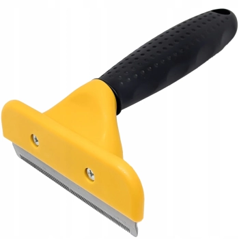  Szczotka zgrzebło trymer do usuwania sierści zwierząt psa kota 10 cm - zdj. dodatkowe 1