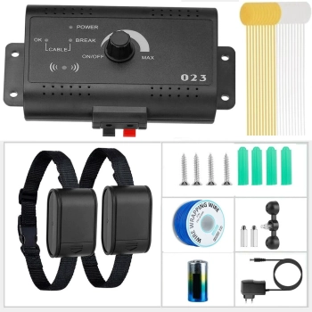  Pastuch elektryczne ogrodzenie treningowe dla psów z obrożą 300 m - zestaw - zdj. dodatkowe 2