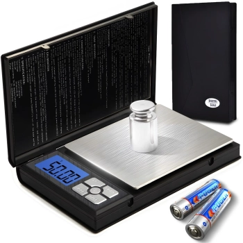 Waga jubilerska precyzyjna zamykana na baterie 0.01-500g / 0.01g
