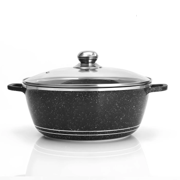  Zestaw garnków patelnia z powłoką ceramiczną pokrywkami - 12 el. - zdj. dodatkowe 3