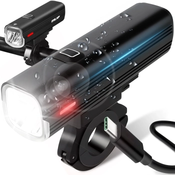 Lampka rowerowa akumulatorowa na kierownicę 4800 mAh 1000lm