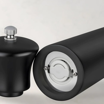  Zestaw młynków do soli pieprzu przypraw ręczny drewniany 22 cm - 2 szt. - zdj. dodatkowe 3