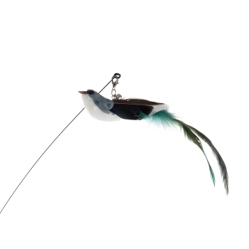  Zabawka dla kota ruchomy ptaszek na wędce z przyssawką - zdj. dodatkowe 2