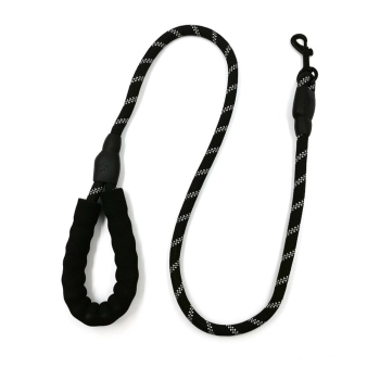  Smycz treningowa dla psa z odblaskowymi wstawkami mocna 1.5 m - zdj. dodatkowe 2