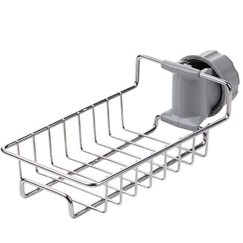  Organizer ociekacz półka mocowana na kran do zlewu na gąbki - zdj. dodatkowe 1