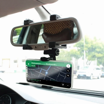  Uchwyt samochodowy do telefonu na lusterko wsteczne - zdj. dodatkowe 3