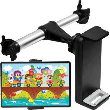  Uchwyt samochodowy do telefonu tabletu montowany na zagłówek 4.7-11.5'' - zdj. dodatkowe 1