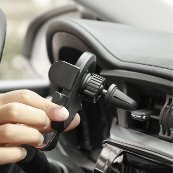  Uchwyt samochodowy do telefonu na szybę deskę kratkę - zdj. dodatkowe 2