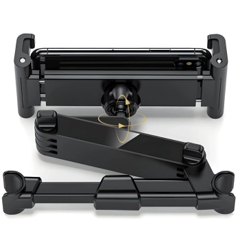  Uchwyt samochodowy teleskopowy na zagłówek do telefonu tabletu - zdj. dodatkowe 3