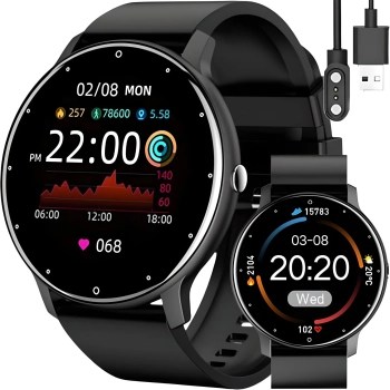 Smartwatch zegarek funkcyjny sportowy połączenia pulsometr ciśnienie EKG muzyka BT