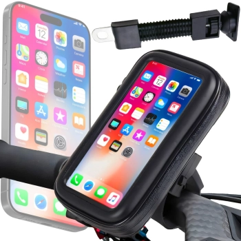  Uchwyt rowerowy sakwa do telefonu na kierownicę wodoodporna - zdj. dodatkowe 1
